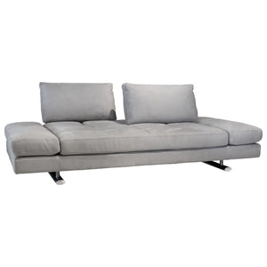 1372 Movable Back Sofa - Grey Fabric