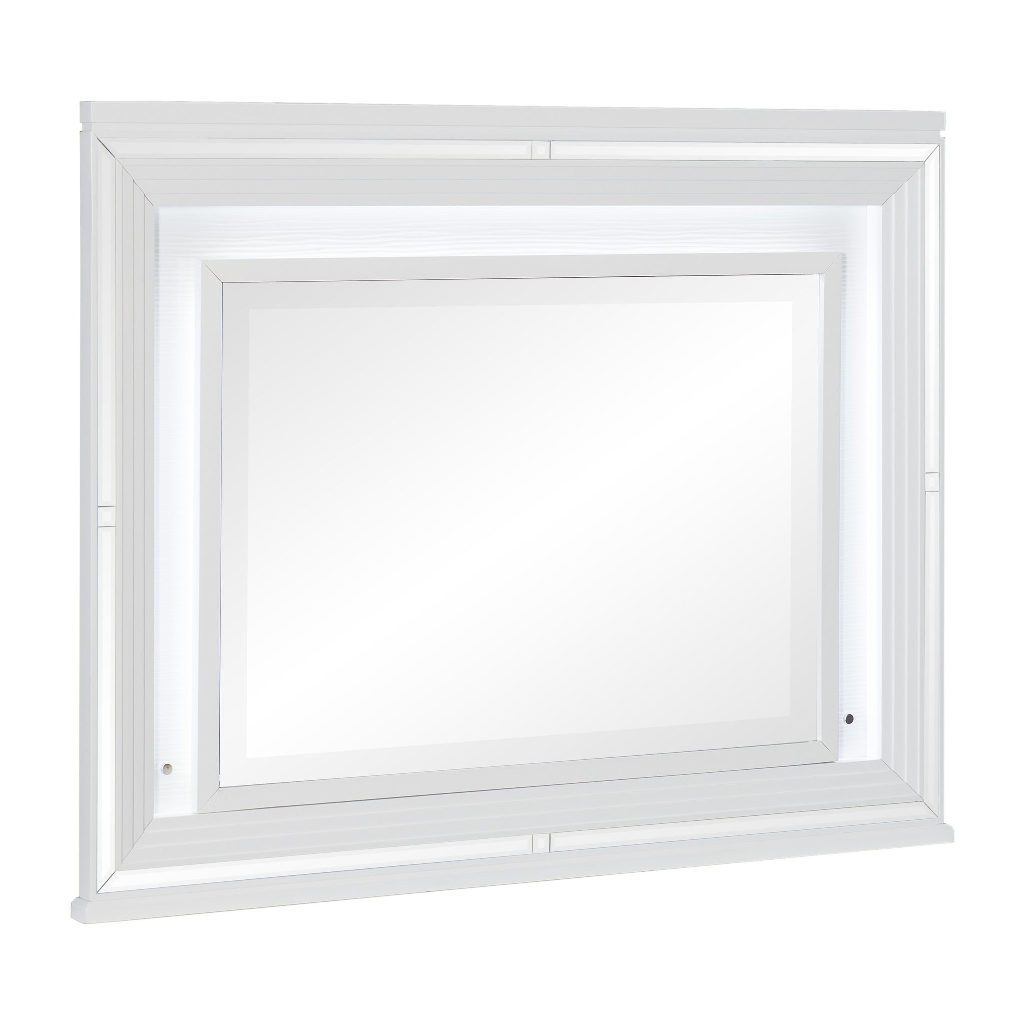 Tamsin Dresser Mirror w/ LED Light - White