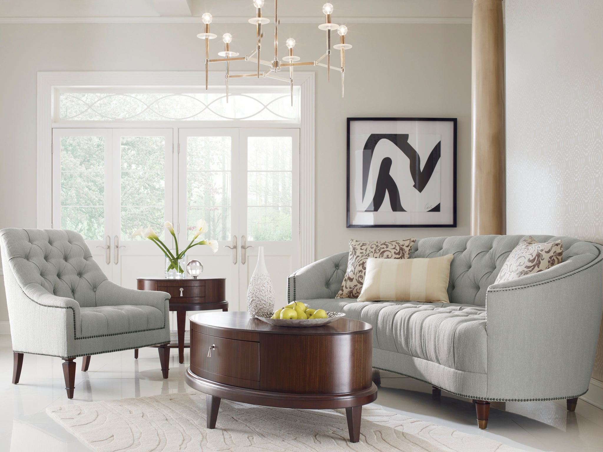 Classic Elegance Chair - Gray