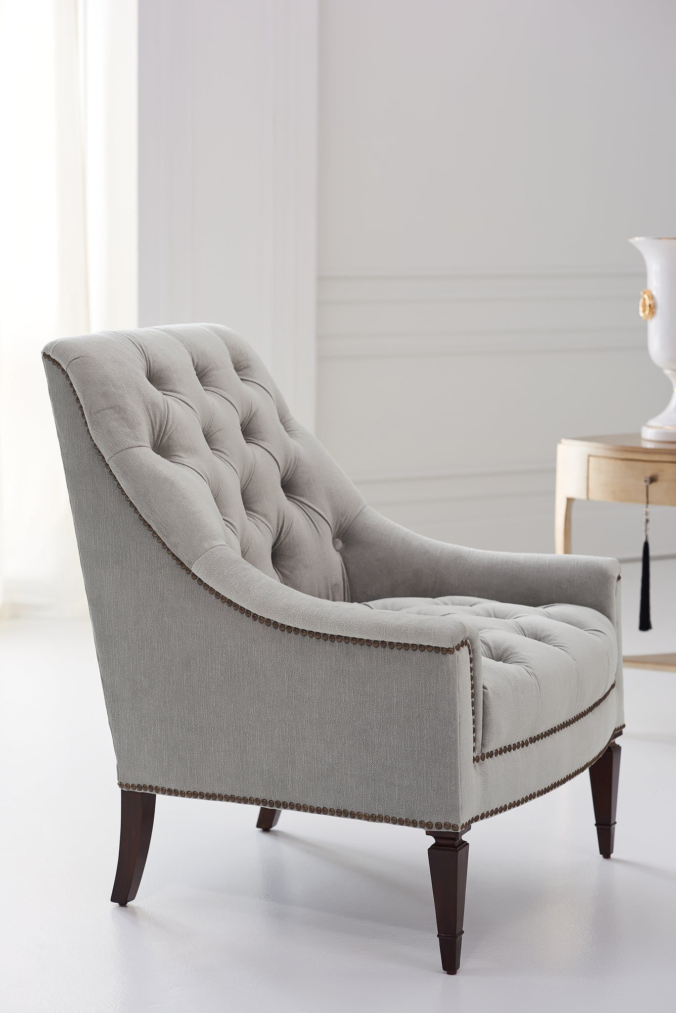 Classic Elegance Chair - Gray
