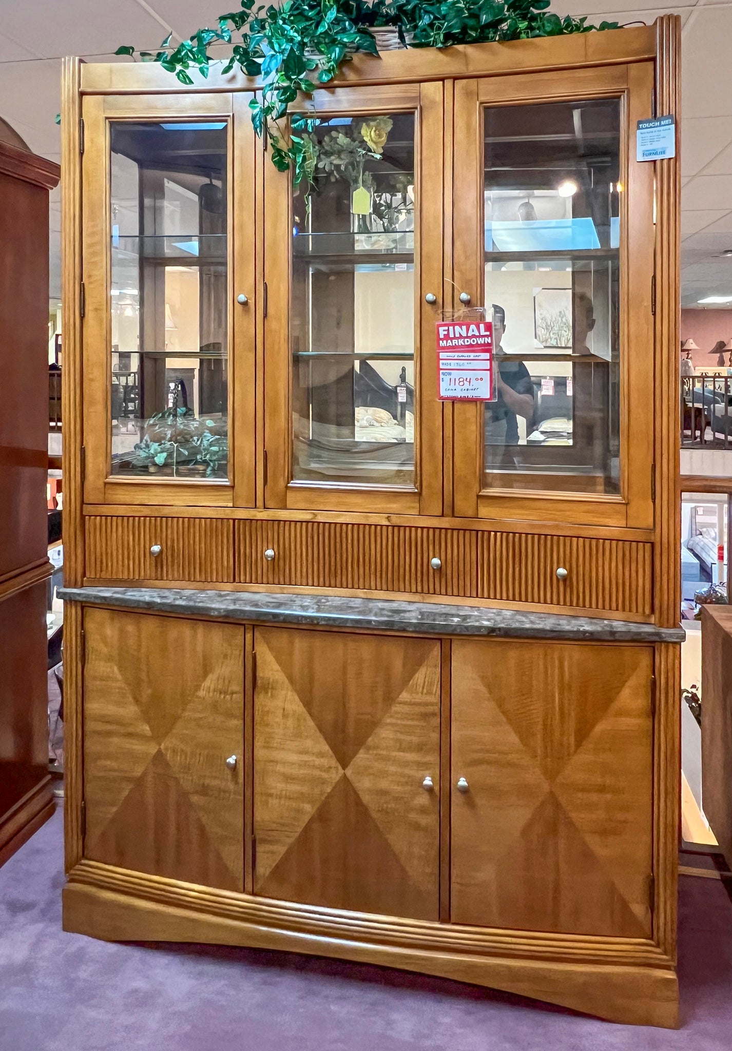 Sapele Wood China Cabinet