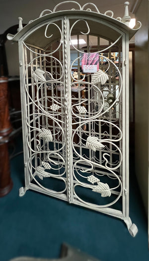 Antique White Bar Cabinet