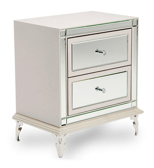 Hollywood Loft Nightstand - Frost