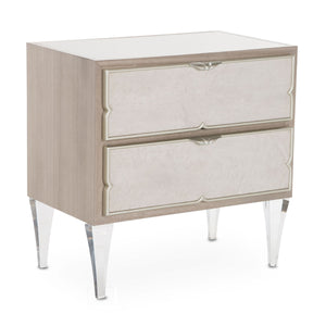 Camden Court Nightstand - Pearl