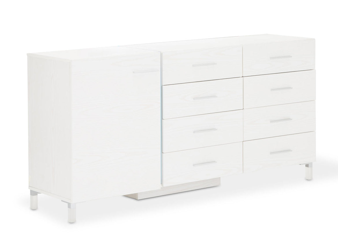 Lumiere Dresser w/Color Changing LED Light