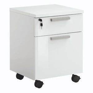 Sedona 2-Drawer File Cabinet w/ Wheels | Made In Italy