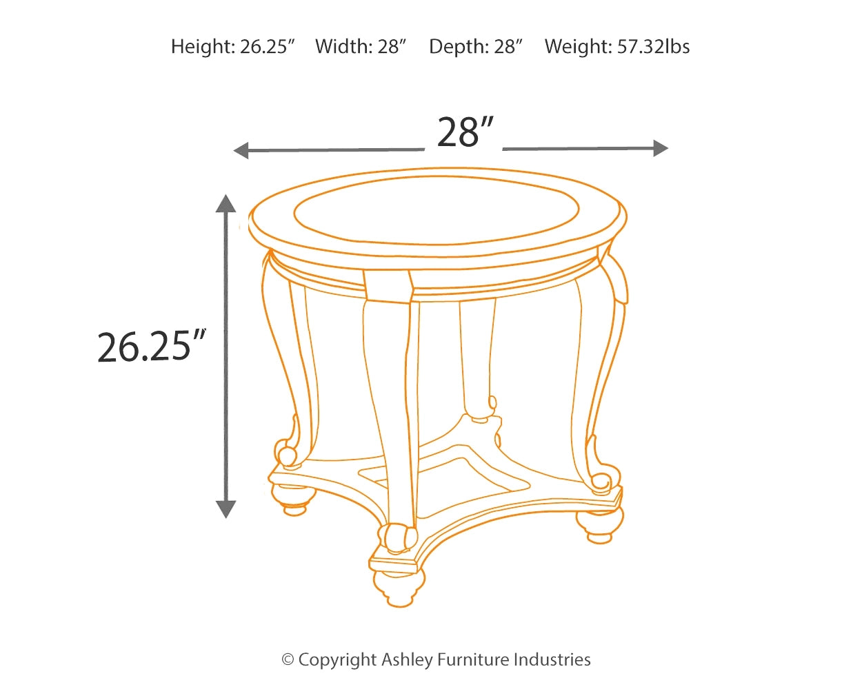 Norcastle End Table