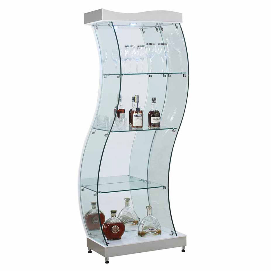 S-Shaped Glass Curio