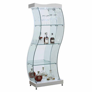 S-Shaped Glass Curio