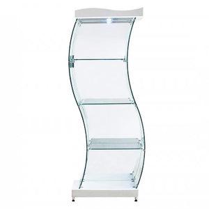 S-Shaped Glass Curio