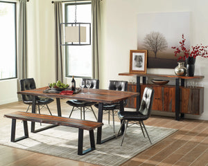 Ditman Live Edge Rectangular Dining Table