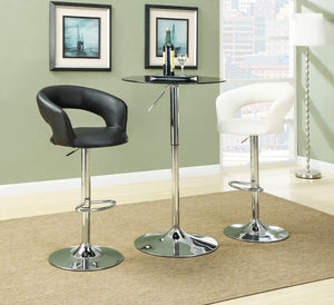 Barraza Adjustable Height Barstool - White