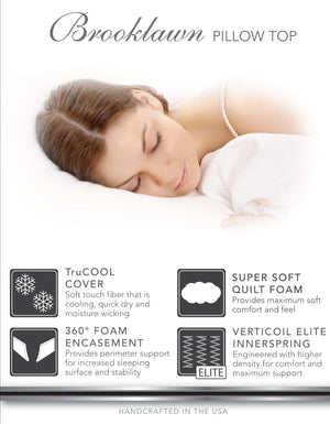 Brooklawn Pillow Top Mattress King Corsicana Bedding
