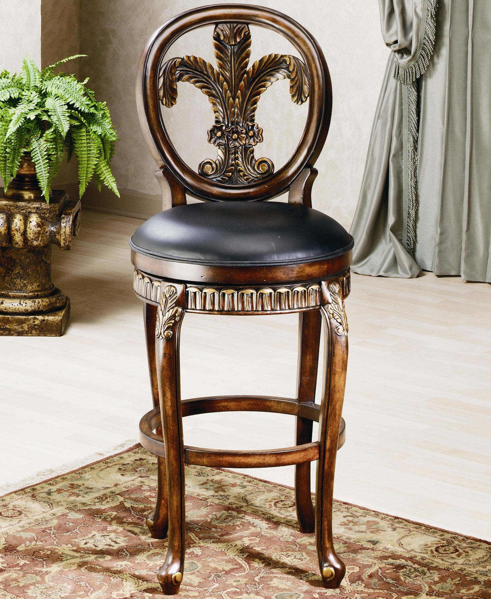 Fleur de Lis Barstool