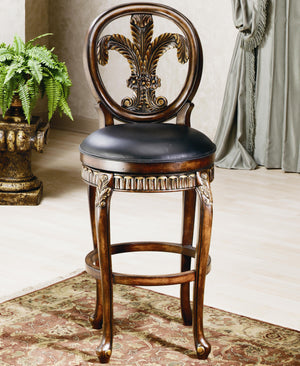Fleur de Lis Barstool