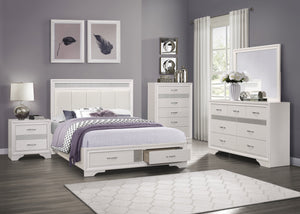 Luster Nightstand - White
