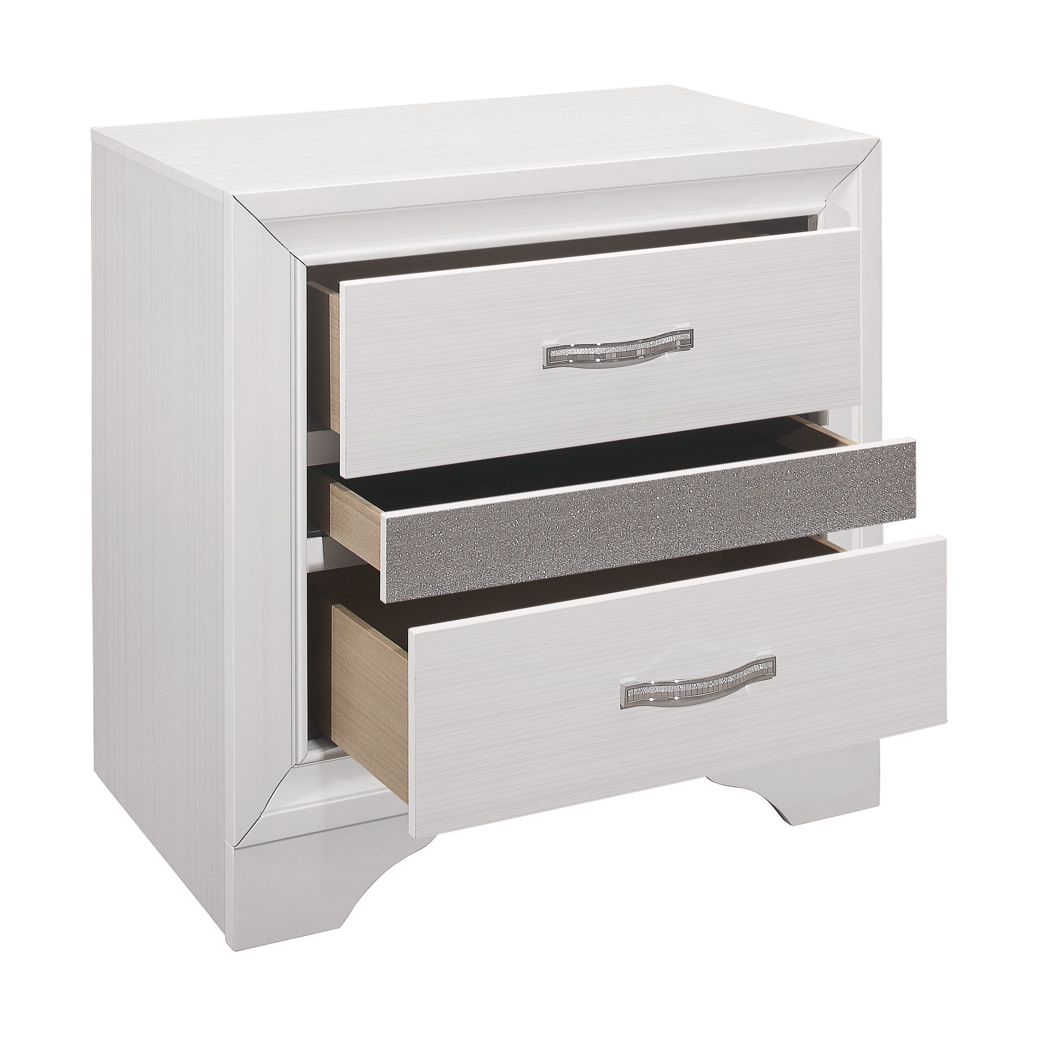Luster Nightstand - White