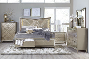 Bijou Storage Bed w/ LED Lighting