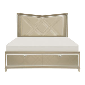 Bijou Storage Bed w/ LED Lighting