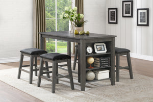 Timbre Dining Set - Gray Finish