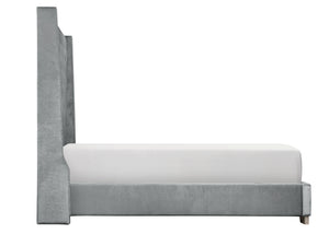 Velvet Bed - Gray
