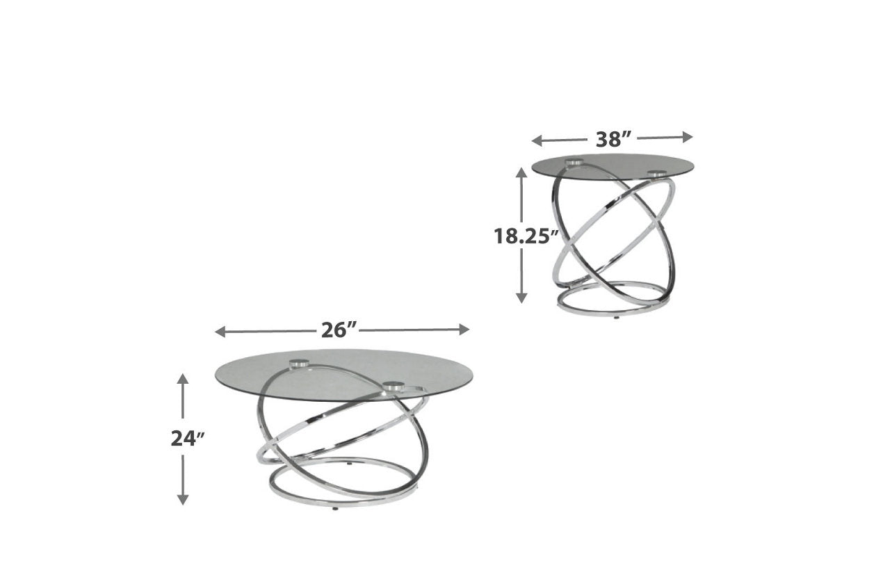 Hollynyx Table Living Room Coffee Table Ashley Hollynyx 3-Piece