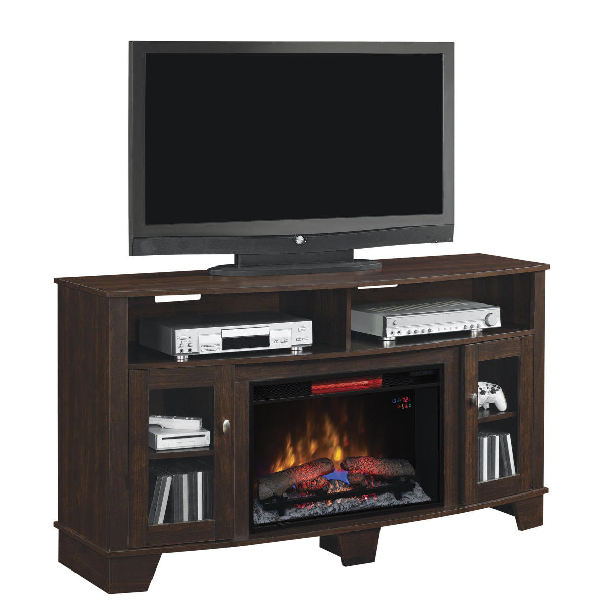 La Salle TV Stand with Fireplace