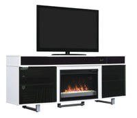 Classicflame enterprise electric fireplace tv stand with soundbar deals